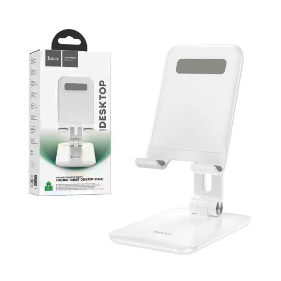 Suporte de Mesa Dobrável Hoco HD1 Admire para Smartphones e Tablets (4,7"-10,5") Branco Suporte de Mesa Dobrável Hoco HD1 Admire para Smartphones e Tablets (4,7"-10,5") Branco